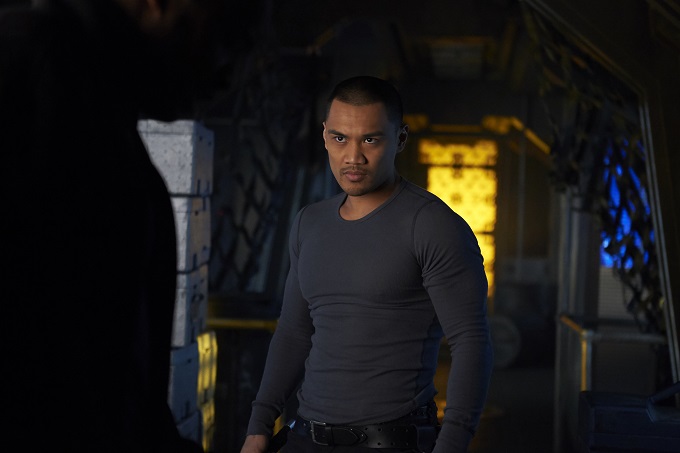 DARK MATTER -- "Episode Seven" Episode 107 -- Pictured: Alex Mallari Jr. as Four -- (Photo by: Russ Martin/Prodigy Pictures/Syfy)