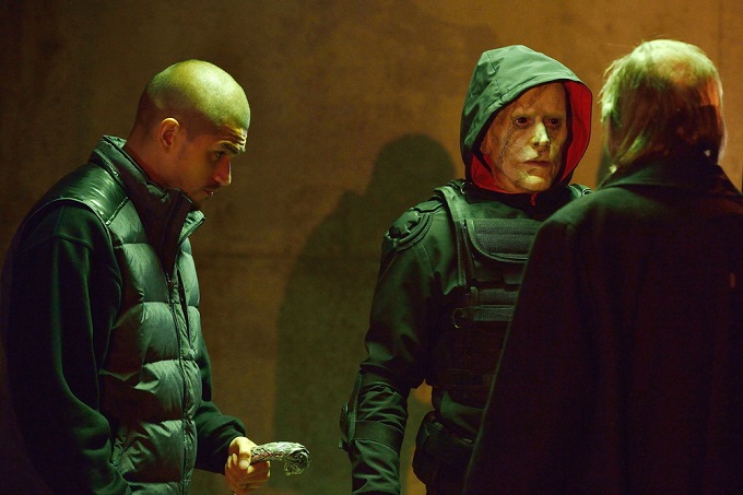 THE STRAIN -- "BK, NY" -- Episode 201 (Airs July 12, 10:00 pm e/p) Pictured: (l-r) Miguel Gomez as Gus Elizade, Stephen McHattie as Quinlan. CR: Michael Gibson/FX