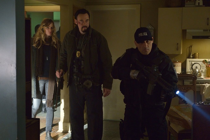 THE STRAIN -- "Quick and Painless" -- Episode 205 (Airs August 9, 10:00 pm e/p) Pictured: (l-r) Ruta Gedmintas as Dutch Velders, Kevin Durand as Vasiliy Fet.  CR: Michael Gibson/FX