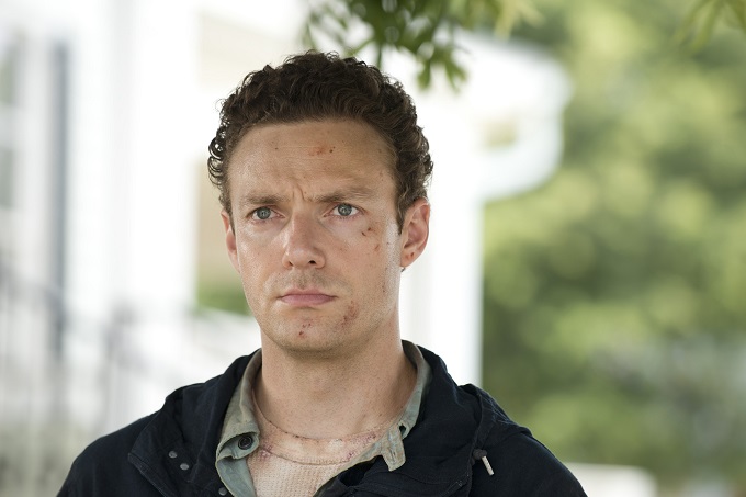 Ross Marquand as Aaron - The Walking Dead _ Season 6, Episode 5 - Photo Credit: Gene Page/AMC