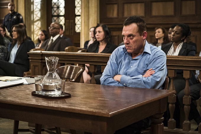 LAW & ORDER: SPECIAL VICTIMS UNIT -- "Depravity Standard" Episode 17009 -- Pictured: Tom Sizemore as Lewis Hodda -- (Photo by: Michael Parmelee/NBC)