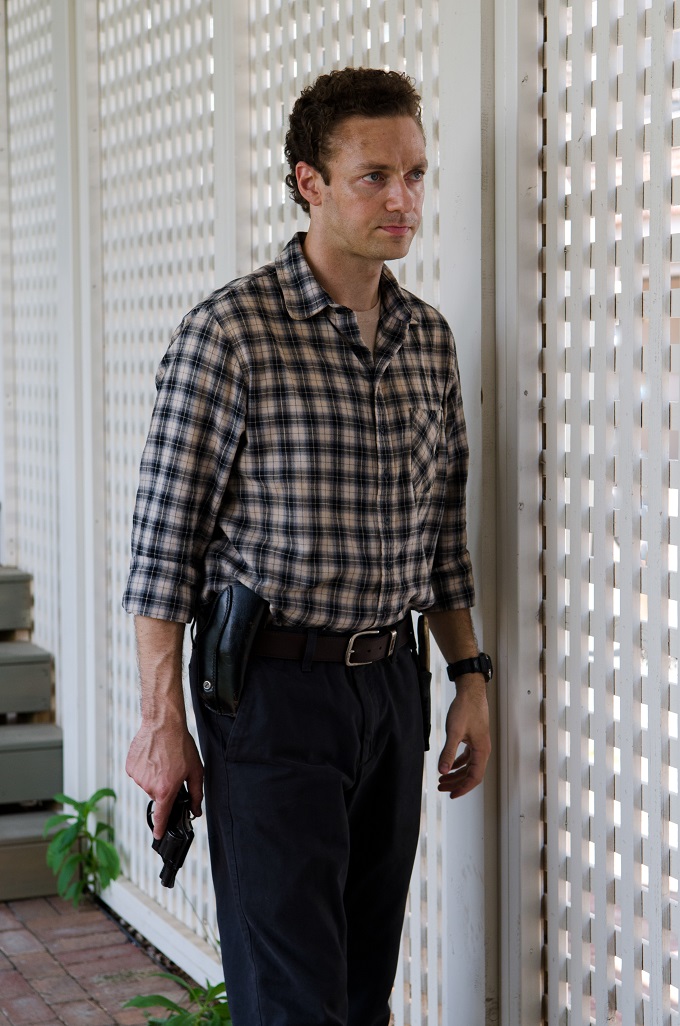Ross Marquand as Aaron - The Walking Dead _ Season 6, Episode 8 - Photo Credit: Gene Page/AMC