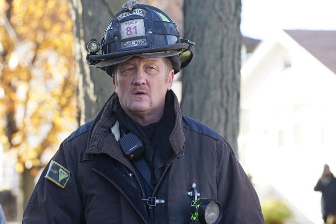 CHICAGO FIRE -- "The Path of Destruction" Episode 411 -- Pictured: Christian Stolte as Randy "Mouch" McHolland -- (Photo by: Elizabeth Morris/NBC)