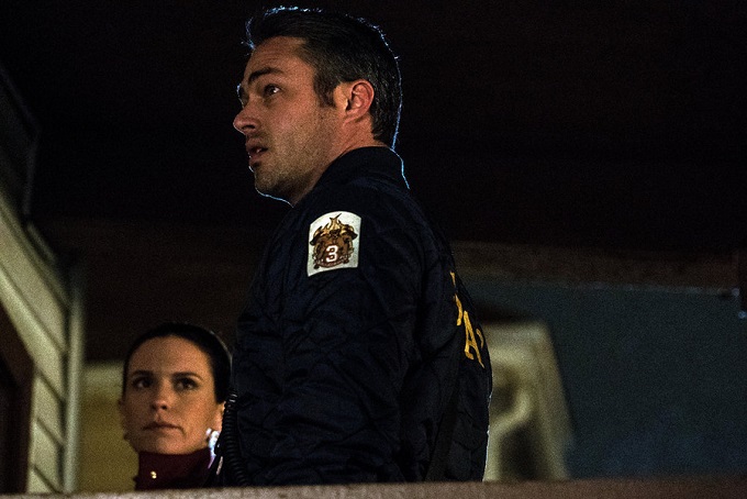 CHICAGO FIRE -- "The Path of Destruction" Episode 411 -- Pictured: Taylor Kinney as Kelly Severide -- (Photo by: Elizabeth Morris/NBC)