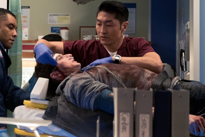 CHICAGO MED -- "Saints" Episode 107 -- Pictured: Brian Tee as Dr. Ethan Choi -- (Photo by: Elizabeth Sisson/NBC)