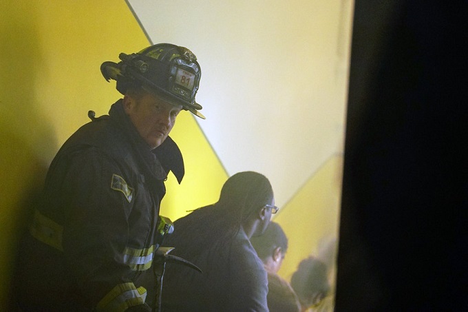 CHICAGO FIRE -- "The Sky Is Falling" Episode 413 -- Pictured: Christian Stolte as Randy "Mouch" McHolland -- (Photo by: Elizabeth Morris/NBC)