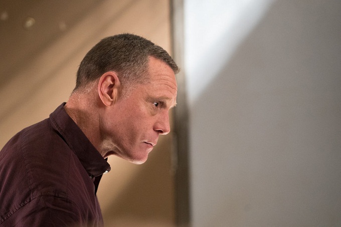 CHICAGO P.D. -- "The Cases That Need To Be Solved" Episode 316 -- Pictured: Jason Beghe as Hank Voight -- (Photo by: Elizabeth Sisson/NBC)