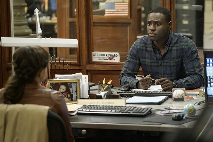 SHADES OF BLUE -- "Good Cop, Bad Cop" Episode 108 -- Pictured: Dayo Okeniyi as Michael Loman -- (Photo by: Peter Kramer/NBC)