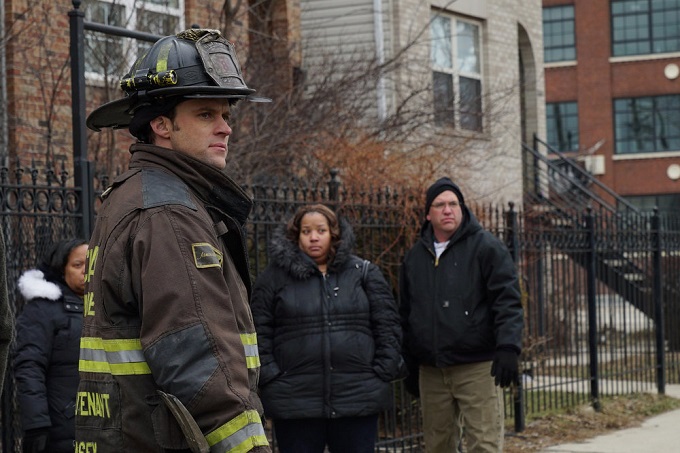 CHICAGO FIRE -- "Two Ts" Episode 416 -- Pictured: Jesse Spencer as Matthew Casey -- (Photo by: Elizabeth Morris/NBC)