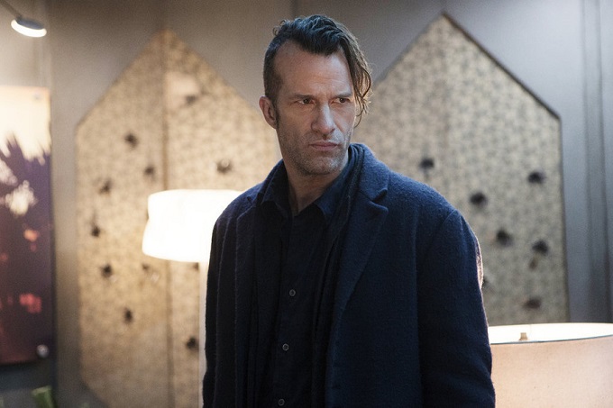 THE EXPANSE -- "Critical Mass" Episode 109 -- Pictured: Thomas Jane as Detective Josephus Miller -- (Photo by: Rafy/Syfy)
