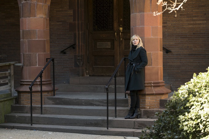 LAW & ORDER: SPECIAL VICTIMS UNIT -- "Unholiest Alliance" Episode 1718 -- Pictured: Kelli Giddish as Amanda Rollins -- (Photo by: Michael Parmelee/NBC)