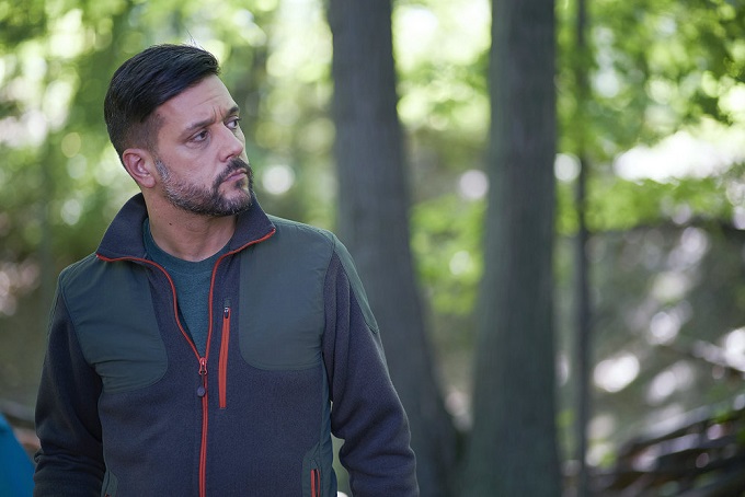 BITTEN -- "Of Sonders Weight" Episode 305 -- Pictured: George Stroumboulopoulos as Trevor Resayas -- (Photo by: Shane Mahood/Syfy/She-Wolf Season 3 Productions)