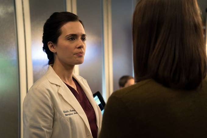 CHICAGO MED -- "Hearts" Episode 114 -- Pictured: Torrey DeVitto as Natalie Manning -- (Photo by: Elizabeth Sisson/NBC)