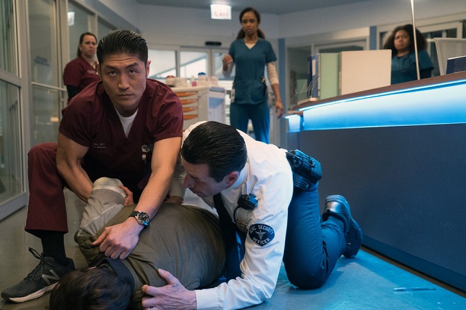 CHICAGO MED -- "Hearts" Episode 114 -- Pictured: Brian Tee as Ethan Choi -- (Photo by: Elizabeth Sisson/NBC)