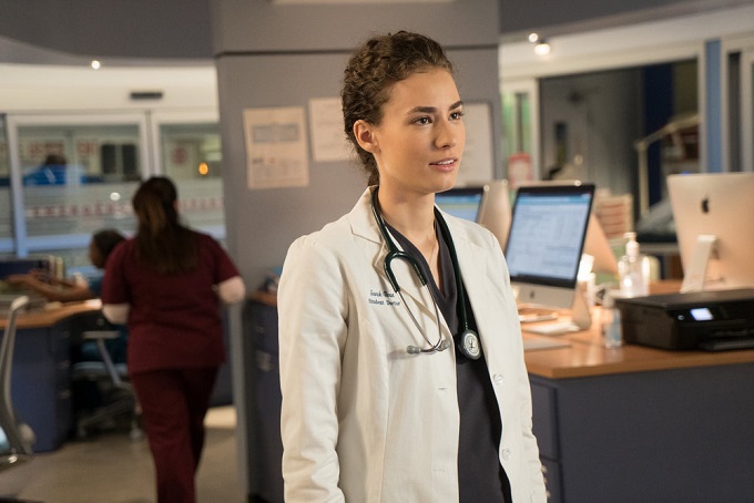 CHICAGO MED -- "Inheritance" Episode 115 -- Pictured: Rachel DiPillo as Sarah Reese -- (Photo by: Elizabeth Sisson/NBC)