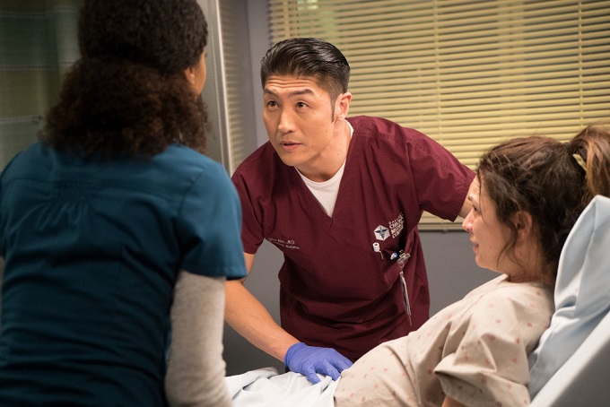 CHICAGO MED -- "Inheritance" Episode 115 -- Pictured: Brian Tee as Ethan Choi -- (Photo by: Elizabeth Sisson/NBC)