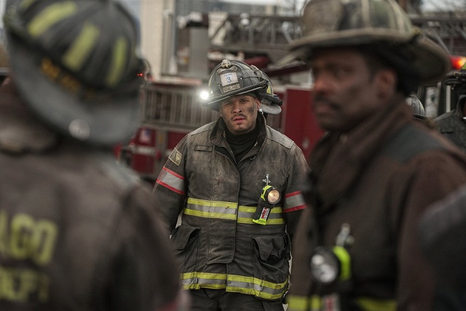 CHICAGO FIRE -- "Where the Collapse Started" Episode 422 -- Pictured: Joe Minoso as Joe Cruz -- (Photo by: Elizabeth Morris/NBC)