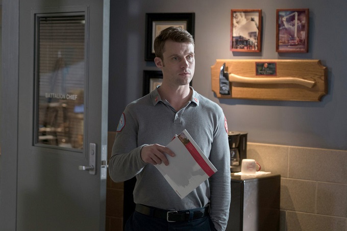 CHICAGO FIRE -- "Kind of a Crazy Idea" Episode 421 -- Pictured: Jesse Spencer as Mathew Casey -- (Photo by: Elizabeth Morris/NBC)