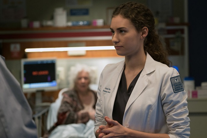 CHICAGO MED -- "Withdrawal" Episode 117 -- Pictured: Rachel DiPillo as Sarah Reese -- (Photo by: Elizabeth Sisson/NBC)
