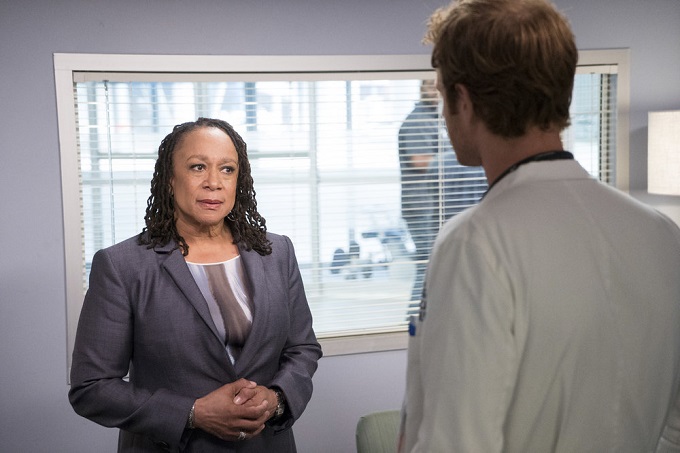 CHICAGO MED -- "Soul Care" Episode 201 -- Pictured: S. Epatha Merkerson as Sharon Goodwin -- (Photo by: Elizabeth Sisson/NBC)
