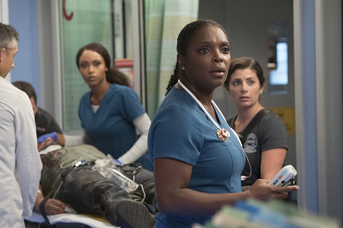 CHICAGO MED -- "Soul Care" Episode 201 -- Pictured: Marlyne Barrett as Maggie Lockwood -- (Photo by: Elizabeth Sisson/NBC)