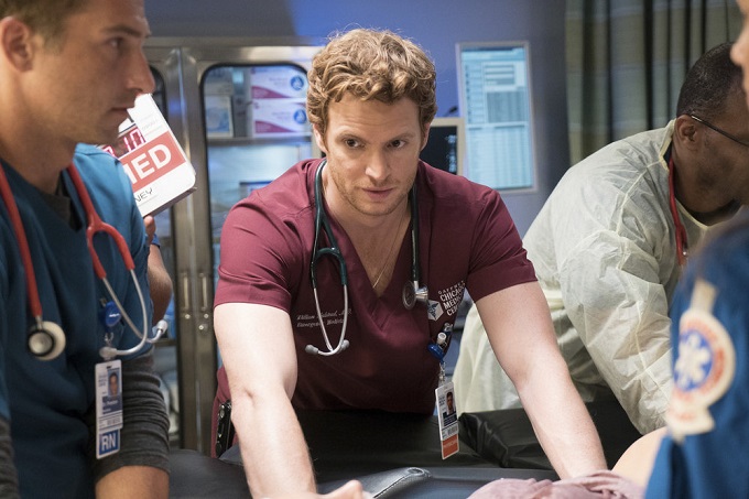 CHICAGO MED -- "Soul Care" Episode 201 -- Pictured: Nick Gehlfuss as Will Halstead -- (Photo by: Elizabeth Sisson/NBC)