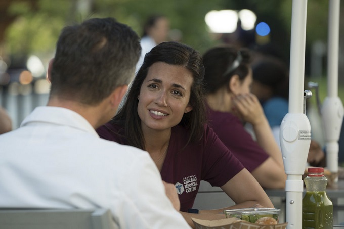 CHICAGO MED -- "Soul Care" Episode 201 -- Pictured: Torrey DeVitto as Natalie Manning -- (Photo by: Elizabeth Sisson/NBC)