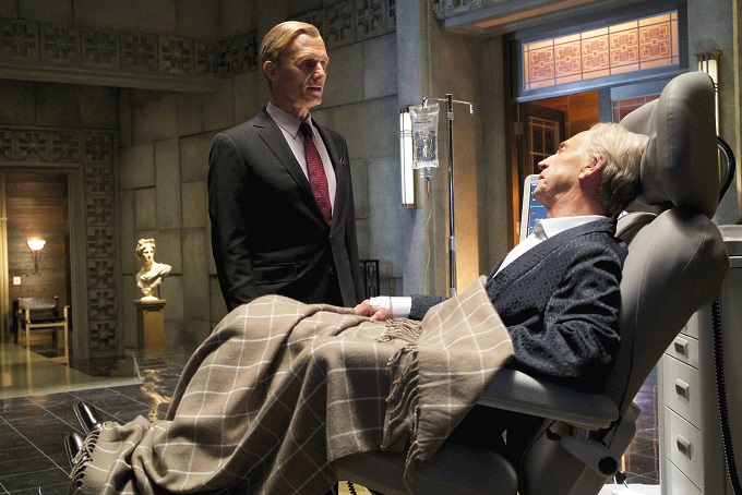 THE STRAIN -- "Do Or Die" -- Episode 309 -- (Airs Sunday, October 23, 10:00 pm e/p) Pictured: (l-r) Richard Sammel as Thomas Eichhorst, Jonathan Hyde as Eldritch Palmer. CR: Michael Gibson/FX