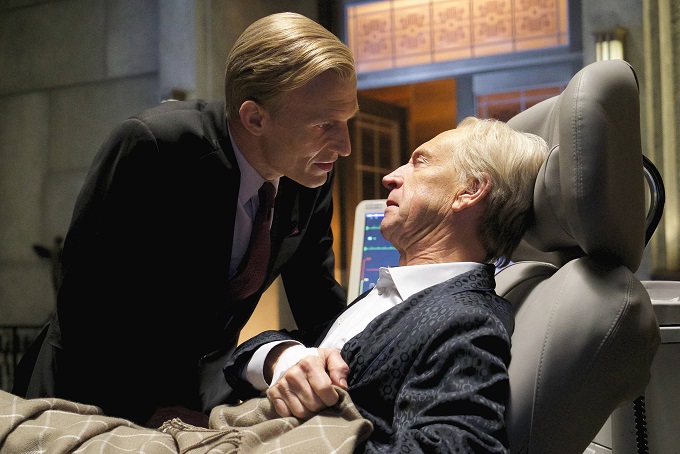 THE STRAIN -- "Do Or Die" -- Episode 309 -- (Airs Sunday, October 23, 10:00 pm e/p) Pictured: (l-r) Richard Sammel as Thomas Eichhorst, Jonathan Hyde as Eldritch Palmer. CR: Michael Gibson/FX