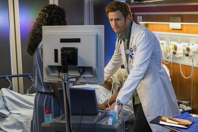 CHICAGO MED -- "Natural History" Episode 202 -- Pictured: Nick Gehlfuss as Will Halstead -- (Photo by: Parrish Lewis/NBC)