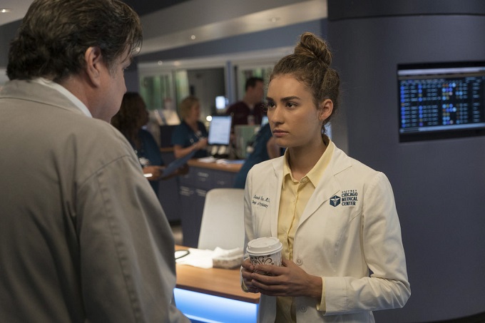 CHICAGO MED -- "Extreme Measures" Episode 205 -- Pictured: Rachel DiPillo as Sarah Reese -- (Photo by: Elizabeth Sisson/NBC)