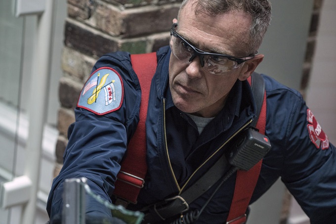 CHICAGO FIRE -- "That Day" Episode 506 -- Pictured: David Eigenberg as Christopher Herrmann -- (Photo by: Elizabeth Morris/NBC)