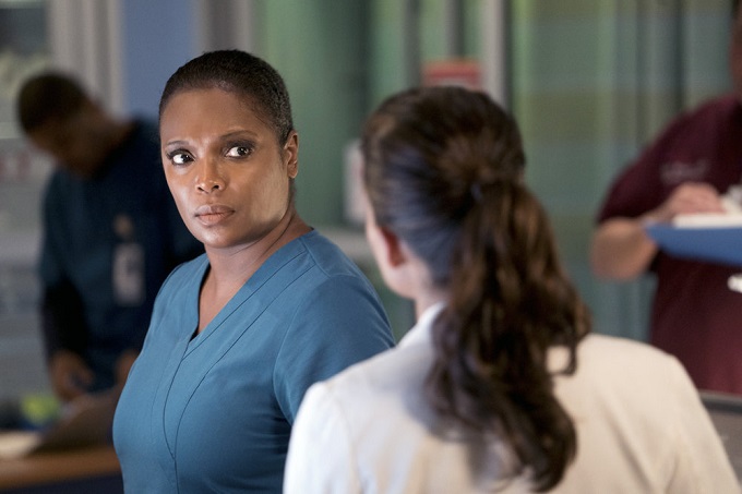 CHICAGO MED -- "Free Will" Episode 208 -- Pictured: Marlyne Barrett as Maggie Lockwood -- (Photo by: Elizabeth Sisson/NBC)