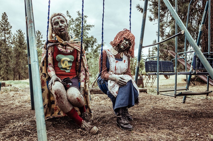 Z NATION -- "The Grow Up So Quickly" Episode 311 -- Pictured: Zombies -- (Photo by: Daniel Sawyer Schaefer/Go2 Z/Syfy)
