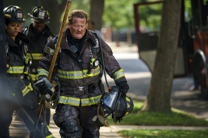 CHICAGO FIRE -- "I Held Her Hand" Episode 505 -- Pictured: Christian Stolte as Randall McHolland -- (Photo by: Parrish Lewis/NBC)