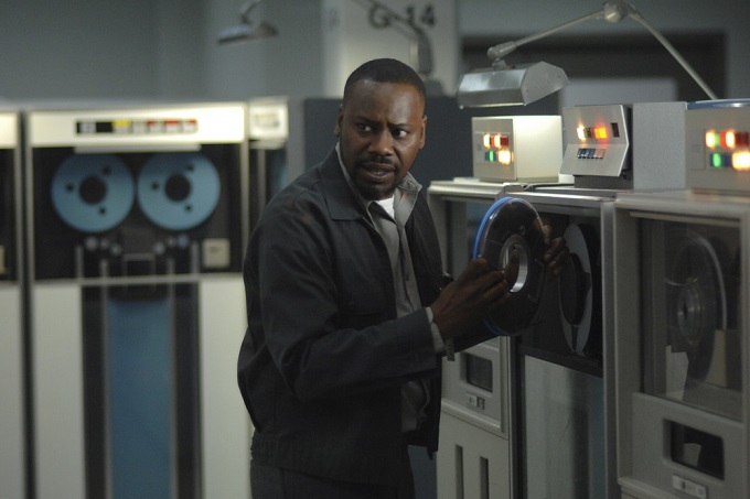 TIMELESS -- "Space Race" Episode 107 -- Pictured: Malcolm Barrett as Rufus Carlin -- (Photo by: Sergei Bachlakov/NBC)