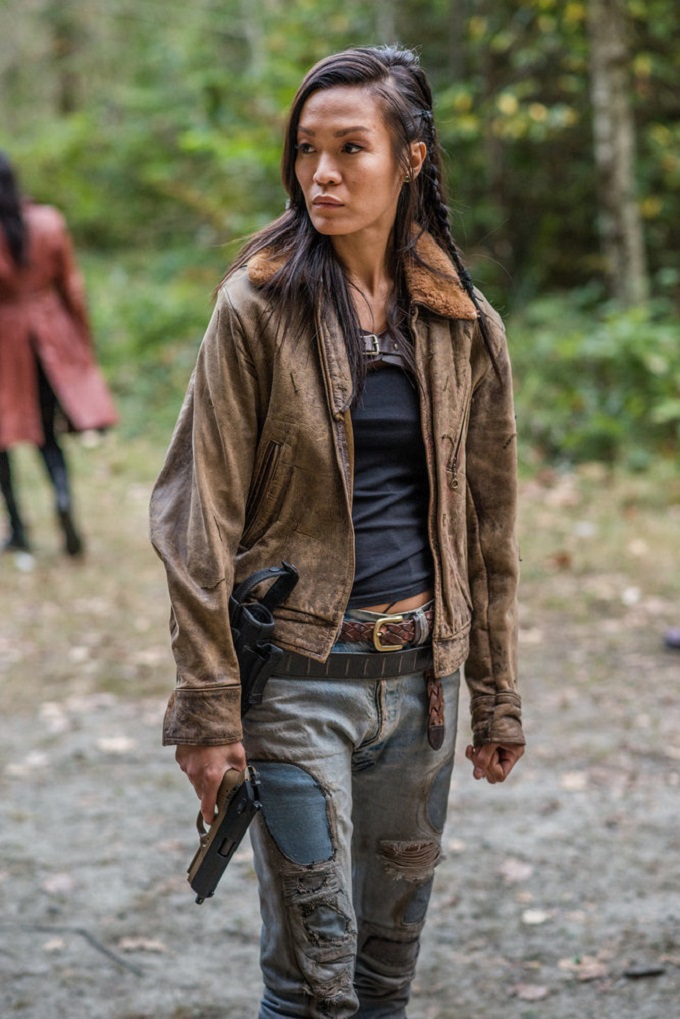 Z NATION -- "Everybody Dies In The End" Episode 315 -- Pictured: Sydney Viengluang as Sun Mei -- (Photo by: Frank Schaefer/Go2 Z/Syfy)