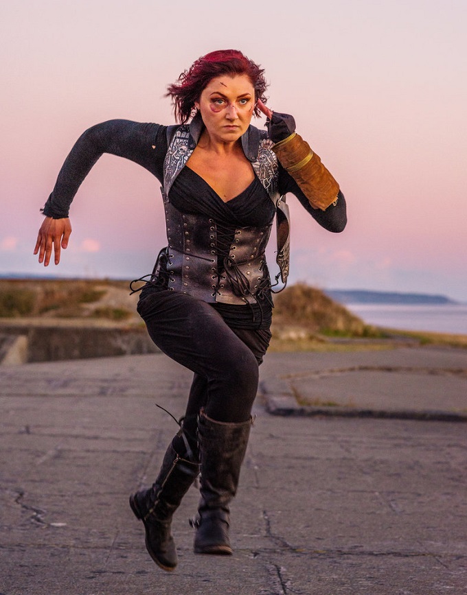 Z NATION -- "Everybody Dies In The End" Episode 315 -- Pictured: Anastasia Baranova as Addy -- (Photo by: Frank Schaefer/Go2 Z/Syfy)