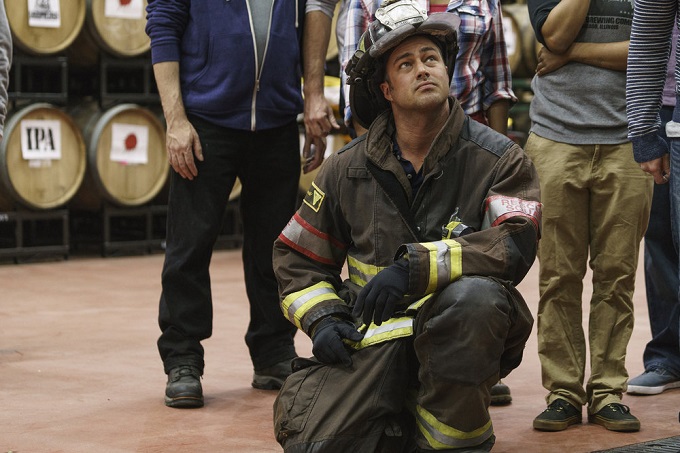 CHICAGO FIRE -- "Some Make It, Some Don't" Episode 509 -- Pictured: Taylor Kinney as Kelly Severide -- (Photo by: Parrish Lewis/NBC)