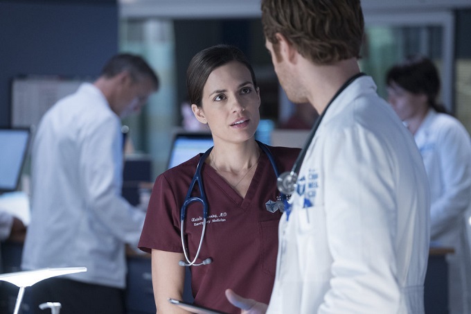 CHICAGO MED -- "Heart Matters" Episode 210 -- Pictured: Torrey DeVitto as Natalie Manning -- (Photo by: Elizabeth Sisson/NBC)