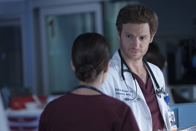 CHICAGO MED -- "Heart Matters" Episode 210 -- Pictured: Nick Gehlfuss as Will Halstead -- (Photo by: Elizabeth Sisson/NBC)