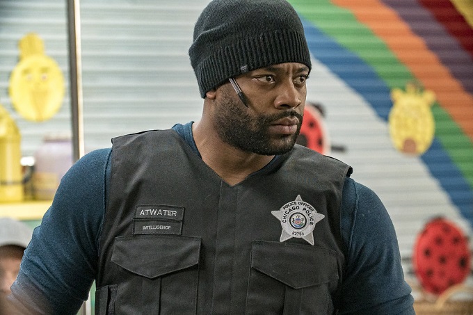 CHICAGO P.D. -- "Sanctuary" Episode 412 -- Pictured: LaRoyce Hawkins as Kevin Atwater -- (Photo by: Matt Dinerstein/NBC)