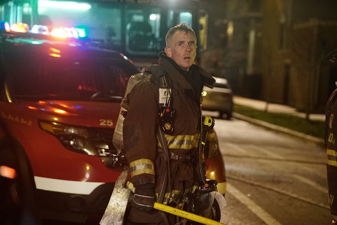 CHICAGO FIRE -- "An Agent Of The Machine" Episode 512 -- Pictured: David Eigenberg as Christopher Herrmann -- (Photo by: Elizabeth Morris/NBC)