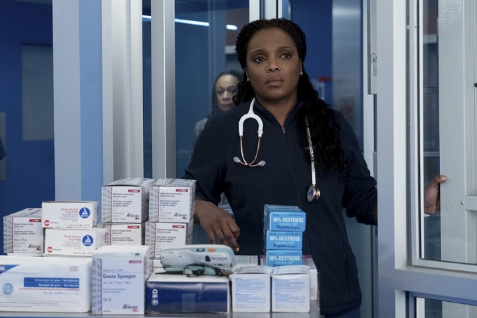 CHICAGO MED -- "Cold Front" Episode 214 -- Pictured: Marlyne Barrett as Maggie Lockwood -- (Photo by: Elizabeth Sisson/NBC)