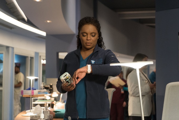 CHICAGO MED -- "Lose Yourself" Episode 216 -- Pictured: Marlyne Barrett as Maggie Lockwood -- (Photo by: Elizabeth Sisson/NBC)