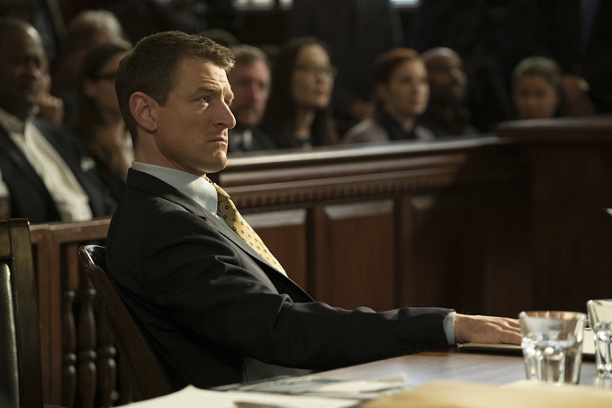 CHICAGO JUSTICE -- "Uncertainty Principle" Episode 107 -- Pictured: Philip Winchester as Peter Stone -- (Photo by: Elizabeth Morris/NBC)